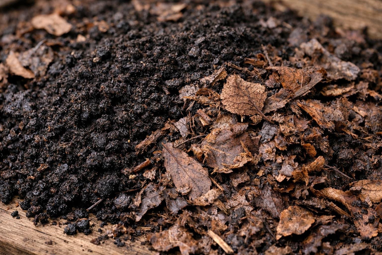 腐葉土の完熟と未熟の違い