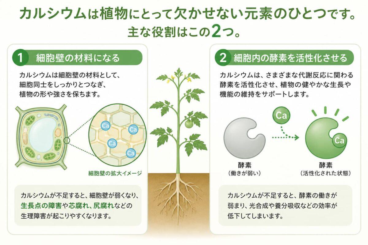 カルシウムと植物の関係